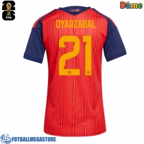 Fotballdrakt Dame Spania Mikel Oyarzabal #21 Hjemmedrakt VM 2026 Kortermet